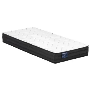 Matelas ressorts 90x190 cm avec mémoire de forme GAIA ép.23 cm