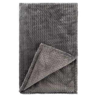 Plaid 130x170 cm ZIGGY Gris