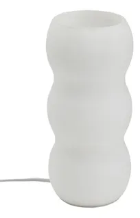 Lampe à poser H. 26 cm LIZZY Blanche