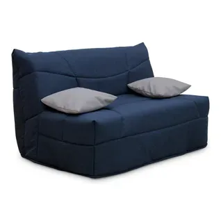 Banquette-lit BZ CELIA 3 tissu bleu marine