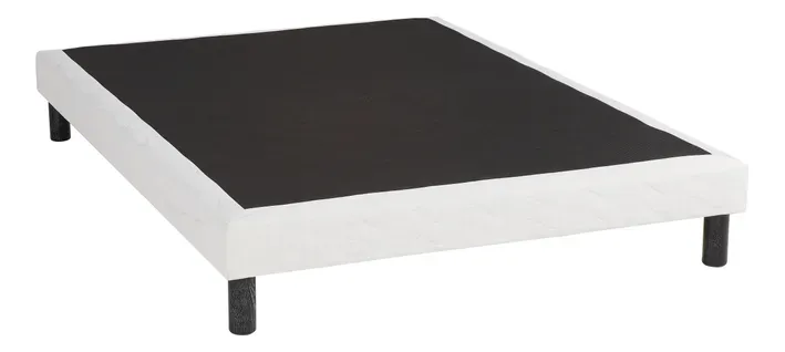 Sommier blanc 140x190 cm DREAMEA SOMMIER FERME 2