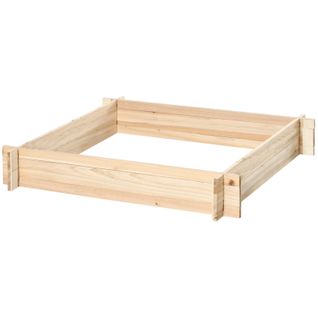 Jardinière Carré Potager 100 X 100 X 16 Cm Bois Pré-huilé