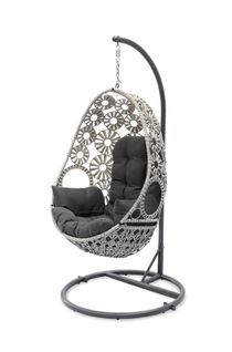 Balancelle De Jardin Samoa En Résine Tressée Crème - Samoa