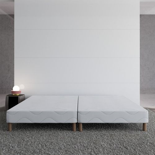 Sommier Tapissier 160x200 (2x80x200) + Jeu De Pied Inclus