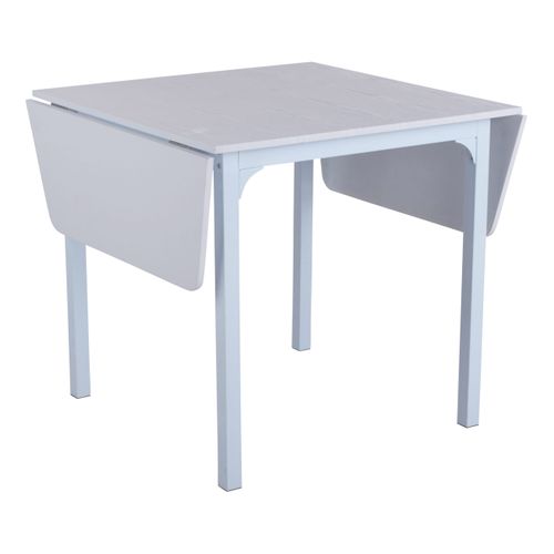 Table L.80/140 avec allonges LISA Blanc