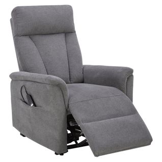 Fauteuil releveur 2 moteurs KENNY en tissu gris