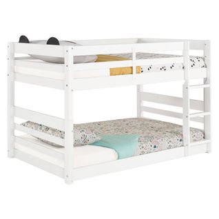 Lits superposés 2x90x190 cm BLOOM Blanc