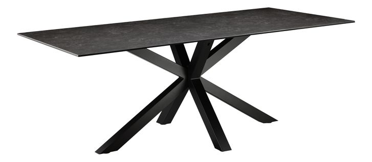 Table de séjour L.200cm BALA gris céramique