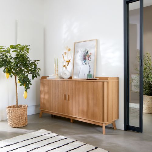 Buffet L.160 cm OSAKA Imitation chêne