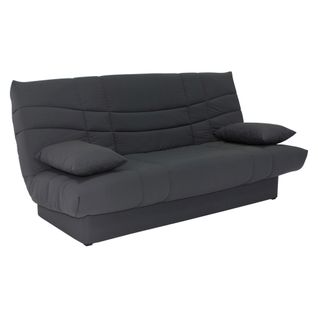 Banquette-lit clic-clac PORTO uni gris anthracite