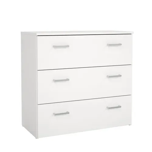 Commode 3 tiroirs SPACE blanc