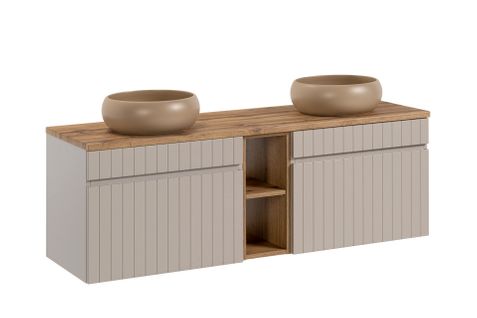 Double Meuble à Suspendre Iconic Cachemire 140 Cm Le Plan L'extension Et Ses 2 Vasques Wiki