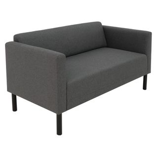 Canapé 2 places DERBY tissu malmo anthracite