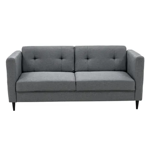 Canapé 3 places BOSTON III tissu Neve anthracite