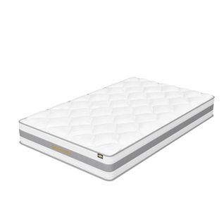 Matelas Ressorts Ensachés 140x190 Cm - 7 zones, Epaisseur 25 Cm, Dureté Moyenne H3
