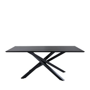 Table à Manger "piazza" 180cm Noir
