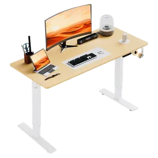 Bureau Assis Debout 60 X 110 Cm, Fonction Mémoire Et Anti-collision,bureau Réglable 70-117cm