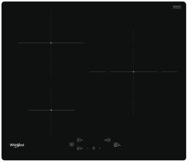 Table induction WHIRLPOOL WSQ1160NE 3 Foyers Noir