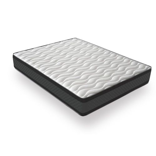 Matelas Mousse 140x190 cm ONYX - Ferme - Réversible - Côté Été/hiver - H20 Cm
